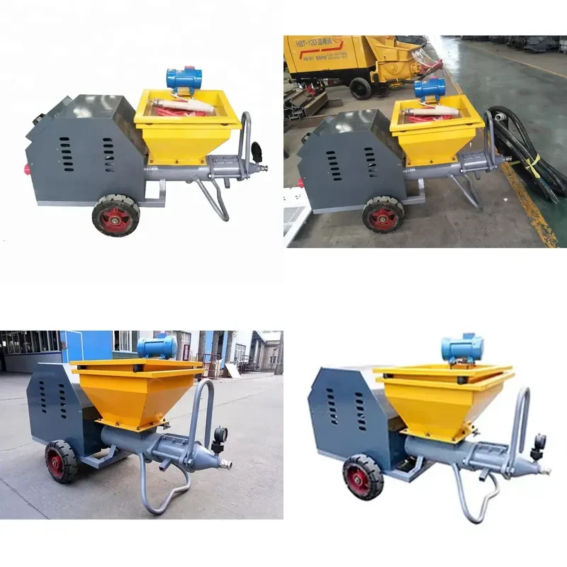 for Small Mortar Spraying Machine Household Small Mortar Cement Sprayer Portable Concrete Plastering Tool for Wall Rendering