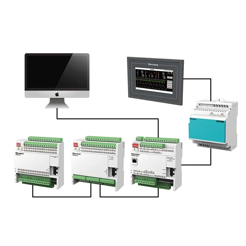 Dual data center energy meter AC access 6-way switch status monitoring phase sequence detection
