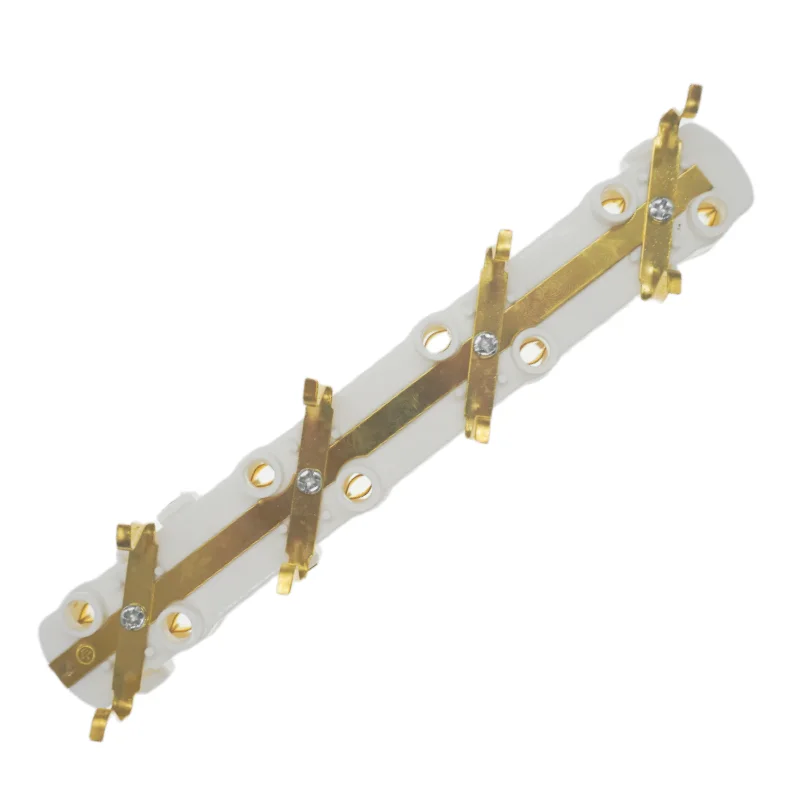 16A Extension Socket 4 Way EU Standard Without Cable With Button Power Strip Flame Resistant