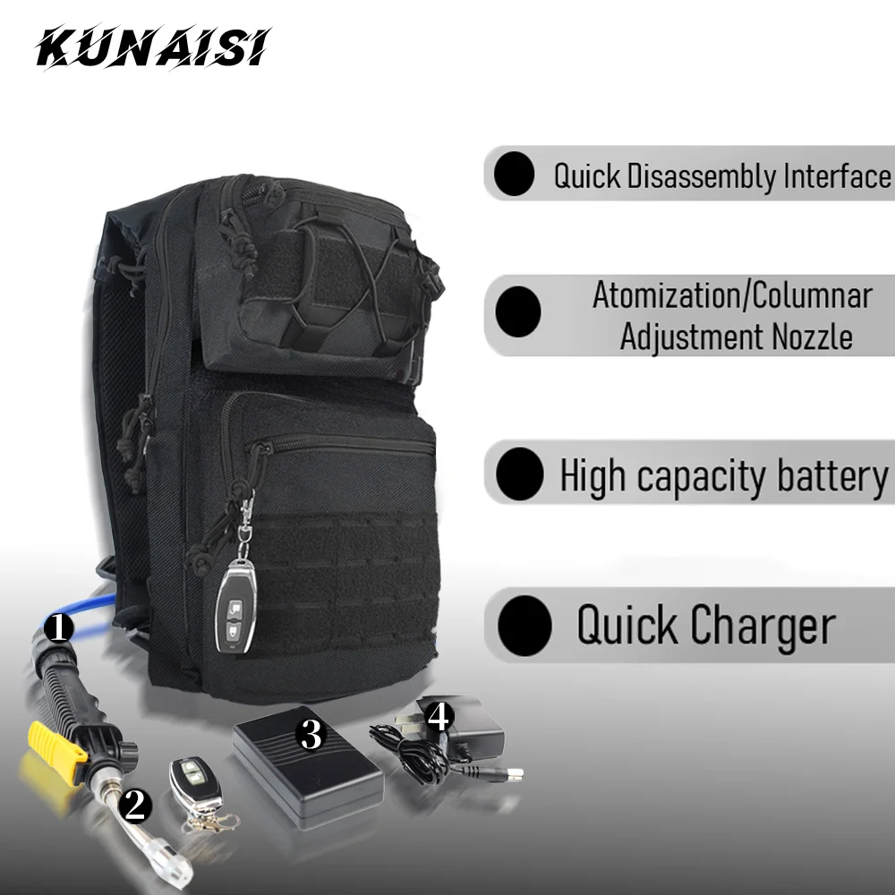 KUNAISI Portable Backpack Sprayer Window Tint Buster Sprayer Tint Buster Smart Backpack Car Cleaning Tools