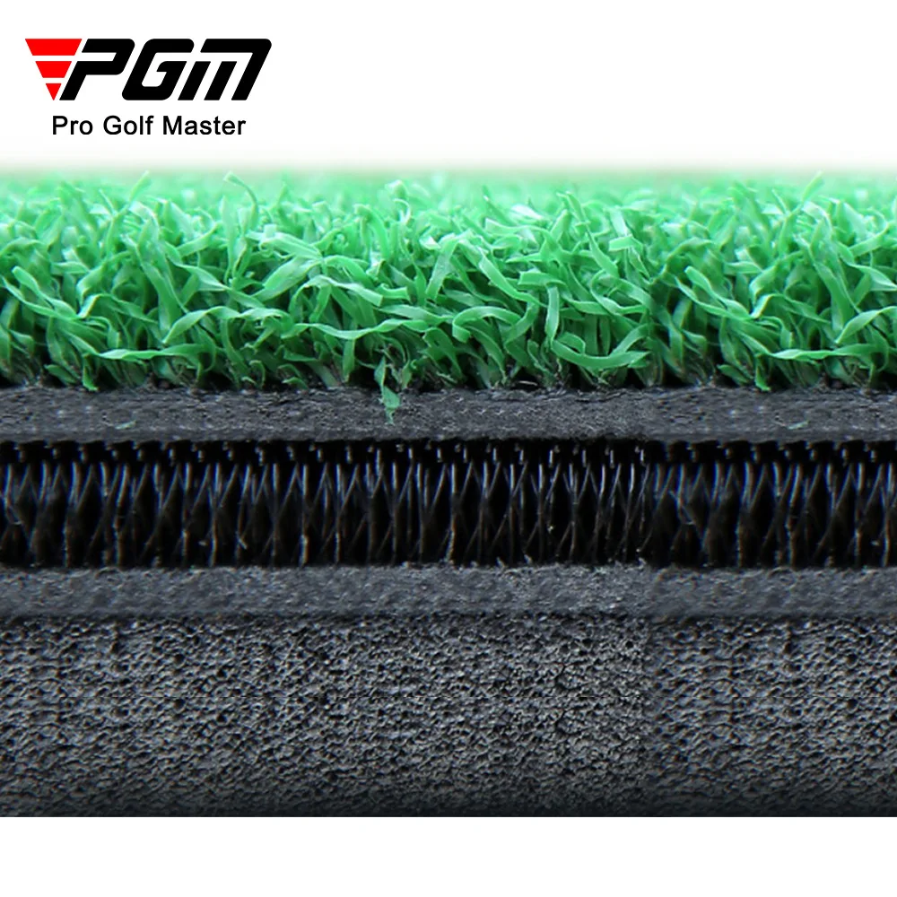 Golf Practice Mat 1.5x1.5M, Nylon TPR Green Putting Surface, Indoor Outdoor Training Aid