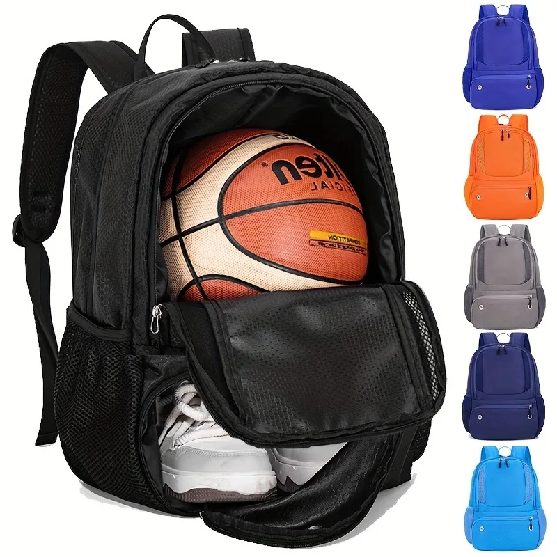 

Backpack soccer pattern soccer bag with ball stand sports equipment bag for basketball volleyball bag