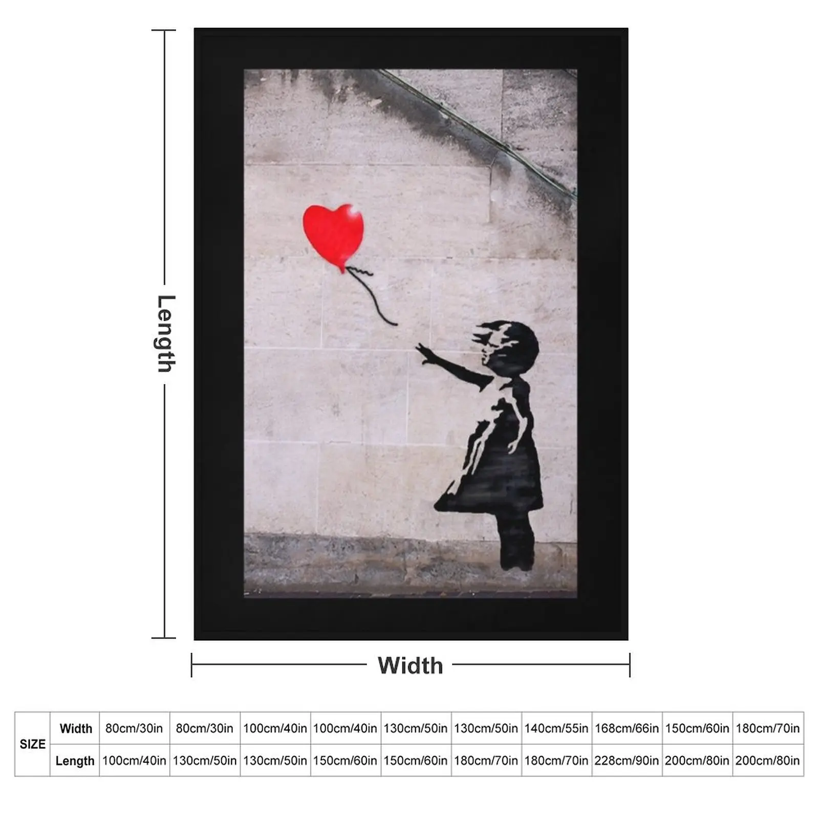 Banksy, Hope Throw Blanket cosplay anime blankets ands Bed Moving Bed Fashionable Fashion Sofas Blankets
