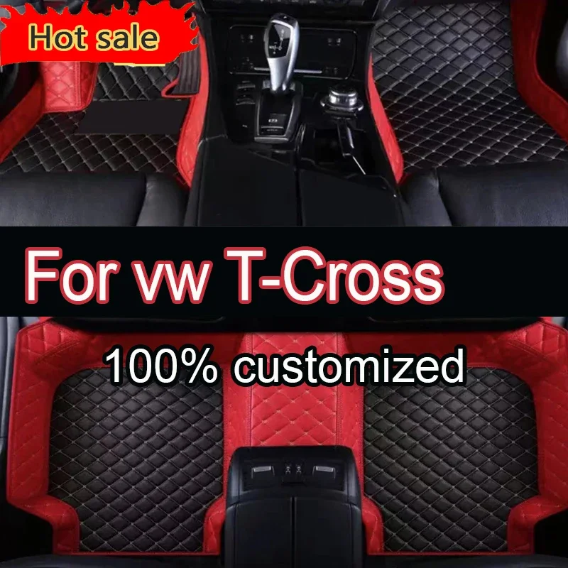 

Утолщение для VW vw T-Cross Tcross 2023 2022 2021 2020 2019 2018, автомобильные коврики, детали, чехлы, авто аксессуары для интерьера