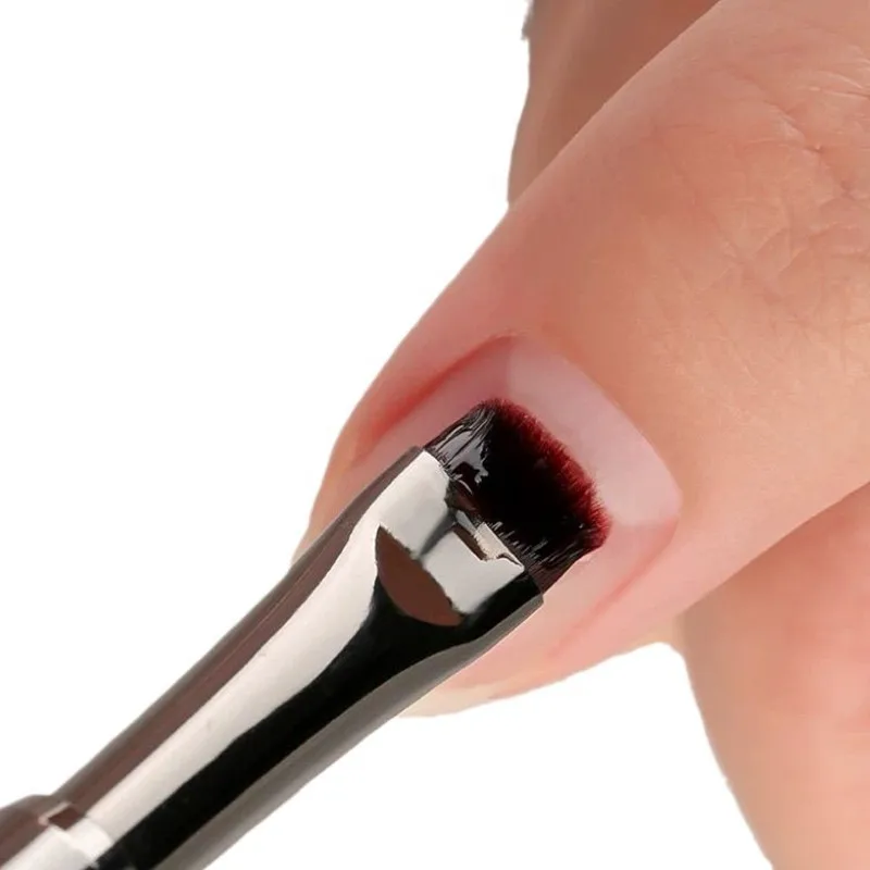 1/2 قطعة خشب الصندل هلام اللوحة فرشاة مسمار الفن ل هلام تلميح تمديد الاكريليك منشئ ملحق مسمار فُرش رسم هلام فرشاة الأظافر #2