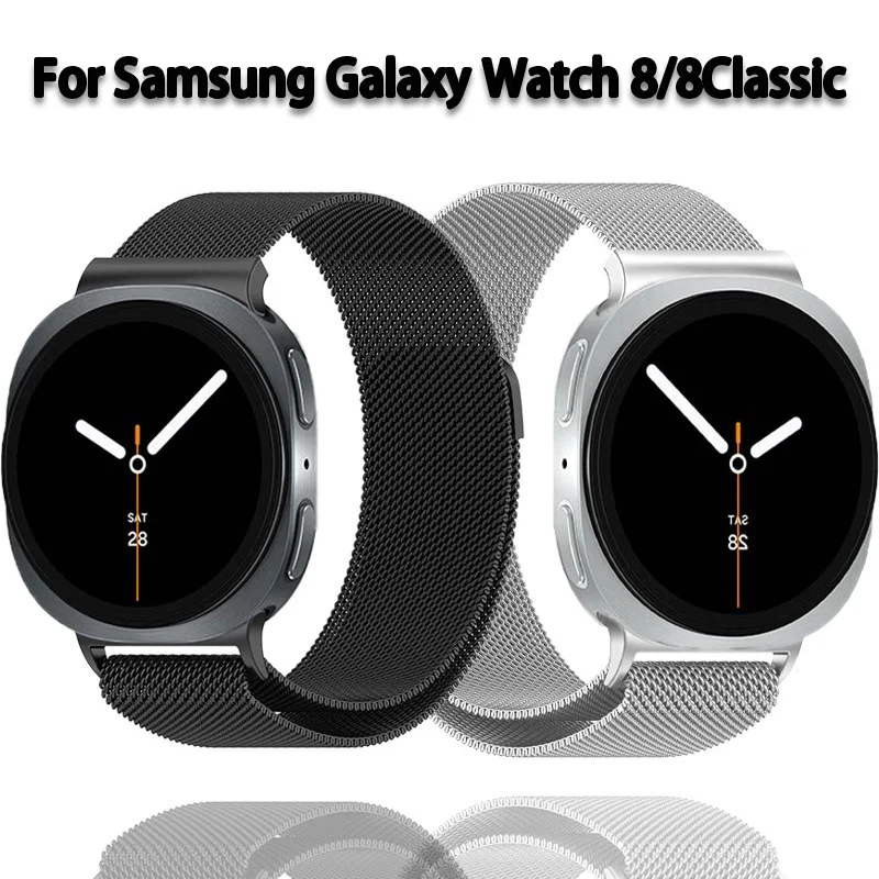 Milanese Loop-Armband für Samsung Galaxy Watch 8 44 mm 40 mm 8 Classic 46 mm Metall-Magnetarmband Galaxy Watch Ultra 47 mm Uhrenarmband