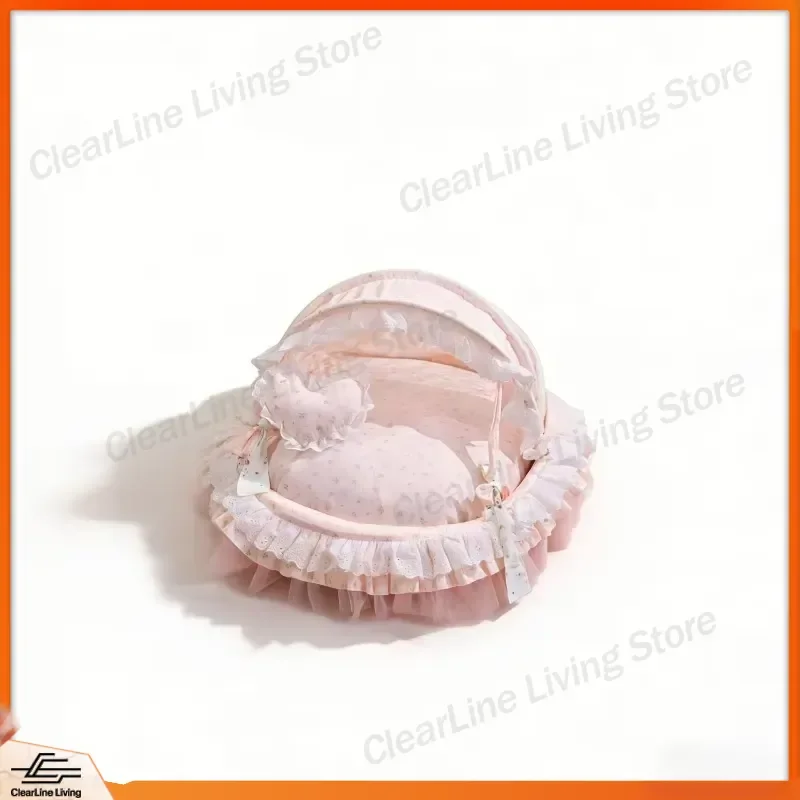 Luxury Cat Bed House Indoor Pet Nest Soft Warm Winter Dog Puppy Cave Kitten Sleeping Bag Cushion Furniture Supplies