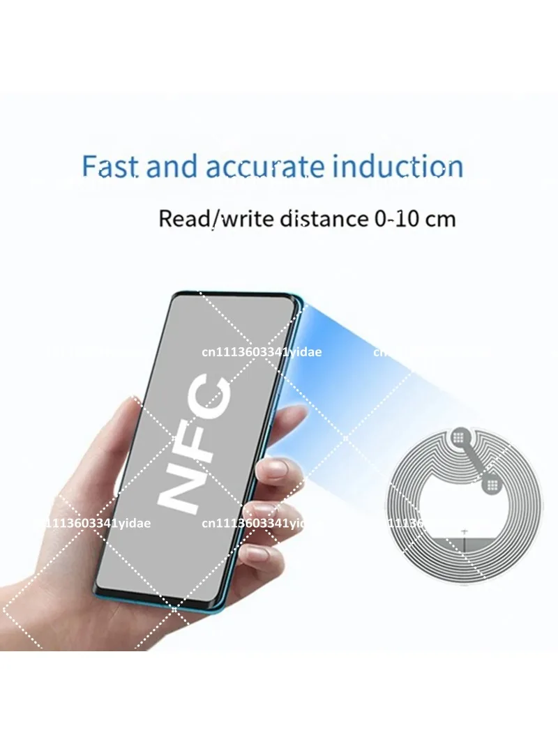 500 Pcs NFC Ntag213 Sticker 13.56MHz ISO14443A NTAG 213 Label for All NFC Phones