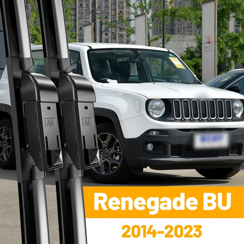 

Wiper LHD Front Wiper Blades For Jeep Renegade BU 2014 - 2023 Windshield Windscreen Clean Window Rain Brushes 22"+20"