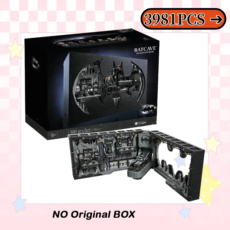 

2025 NEW Batcave Shadow Box Famous Movie Building Blocks Bricks 3981pcs Toys For Children Boys Adult Birthday Educationa Gifts