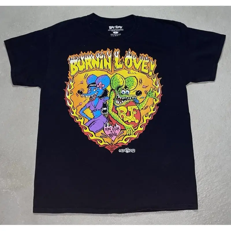 Ed Big Daddy Roth Rat Fink Burnin Love T-Shirt
