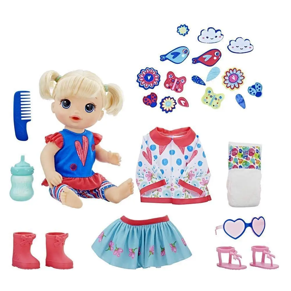 Baby Alive So Many Styles Baby Dolls Blonde Hair Dress Up Dolls Simulation Care Cute Kawaii Girls Play House Toy Birthday Gifts