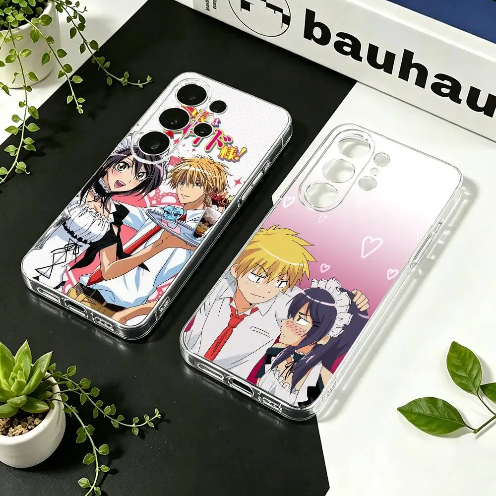 K-Kaichou wa M-Maid-sama   Phone Case For Samsung S21 S20 Ultra Plus FE S10 Transparent Silicone Phone Cover