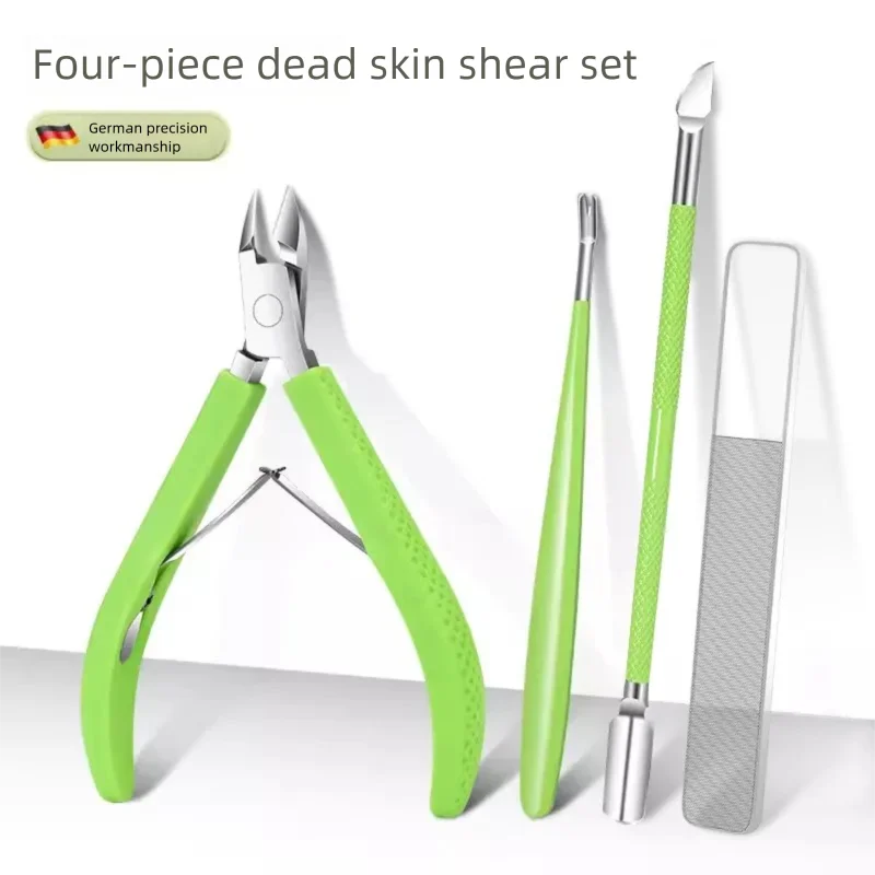 4 teile/satz Silikon Abgestorbene Haut Schere Nagel Barb Schere Nagel Salon Spezielle Werkzeuge Nagel Nut Zange Maniküre Abgestorbene Haut Schere