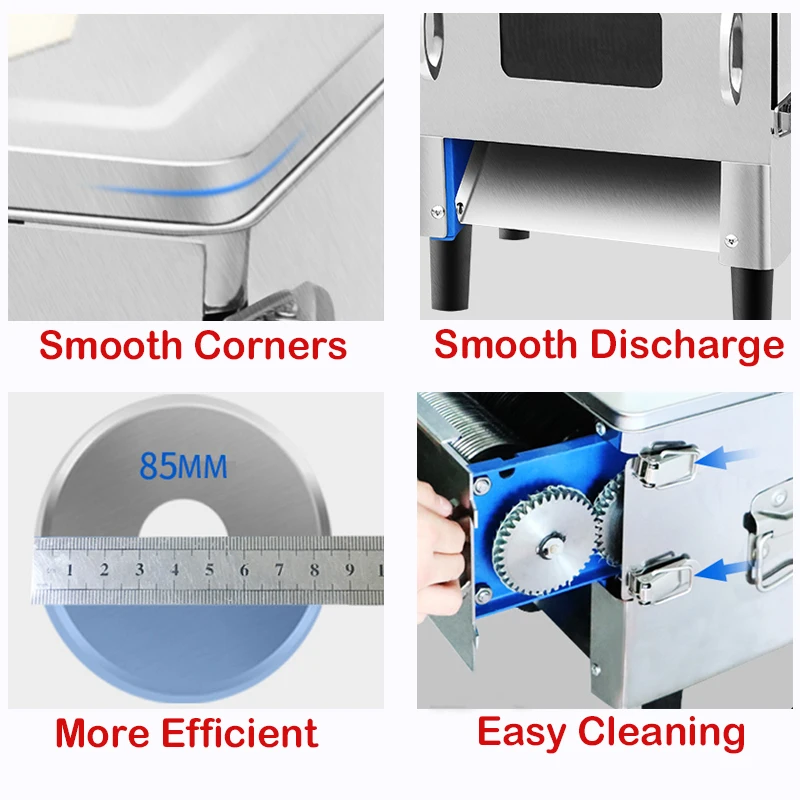 Hot Selling Automatische Rvs Ham Snijmachine Machine 85S Vlees Snijmachine Thuis Boerderij Retail Restaurant Gebruik Conditie Core Motor Com