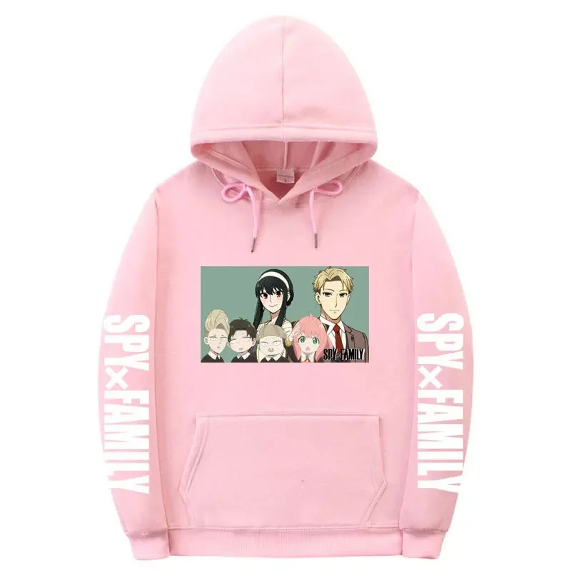 Spy X Family Character Image Cute Printed Women's Clothing Street Style Casual Sports Fashion Hoodie Simple Trendy Life