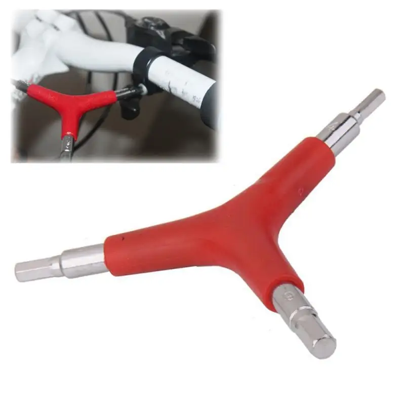 1/2/3 PCS Trigeminal Hexagon Spanner 3 Way Y-Type Spanner Portable Bicycle Repair Tools Cycling MTB Road Mountain Accessories