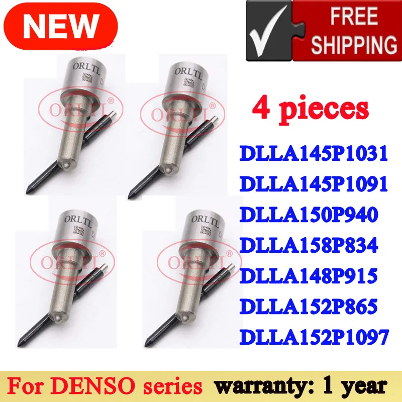 

4 шт. DLLA148P915 DLLA152P865 DLLA152P1097 DLLA145P1031 DLLA145P1091 DLLA150P940 DLLA158P834 для дизельной форсунки DENSO