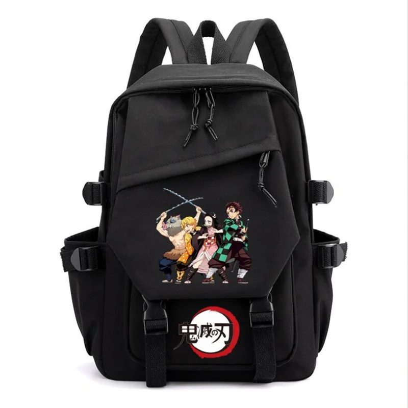 

Kimetsu No Yaiba Backpack Teenarges School Book Bag Anime Demon Slayer Students Shoulder Laptop Travel Mochila