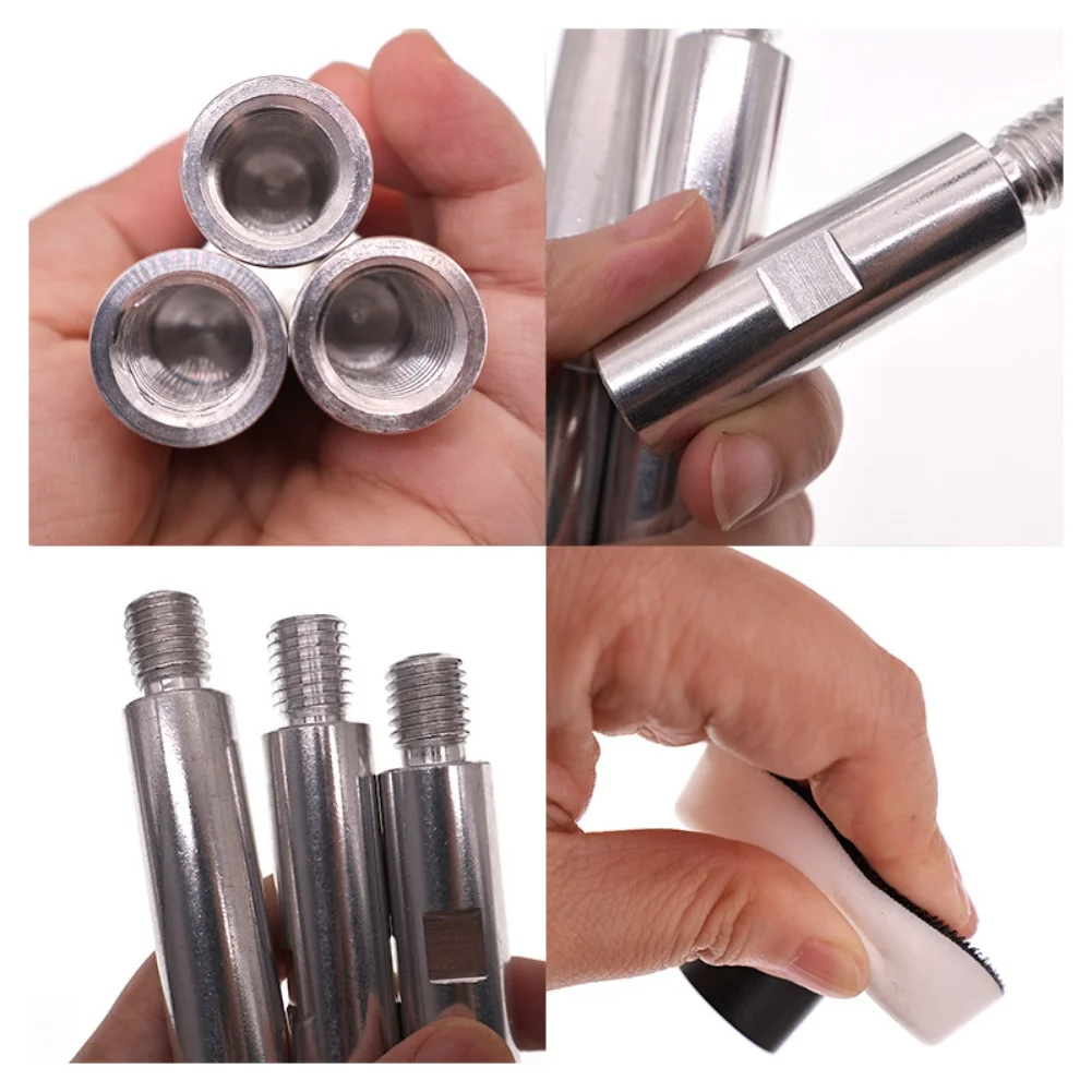 

1set Male And Female 58''-11 Threads 3pcs Pallets 3pcs Extension Rods Angle Grinder Extension Connecting Rod For Car Polisher