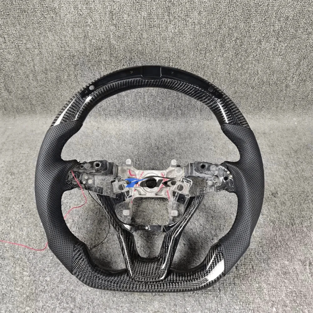 

LED Carbon Fiber leather Steering Wheel For Honda Accord 10th gen 2018 2019 2020 2021 2022 2023