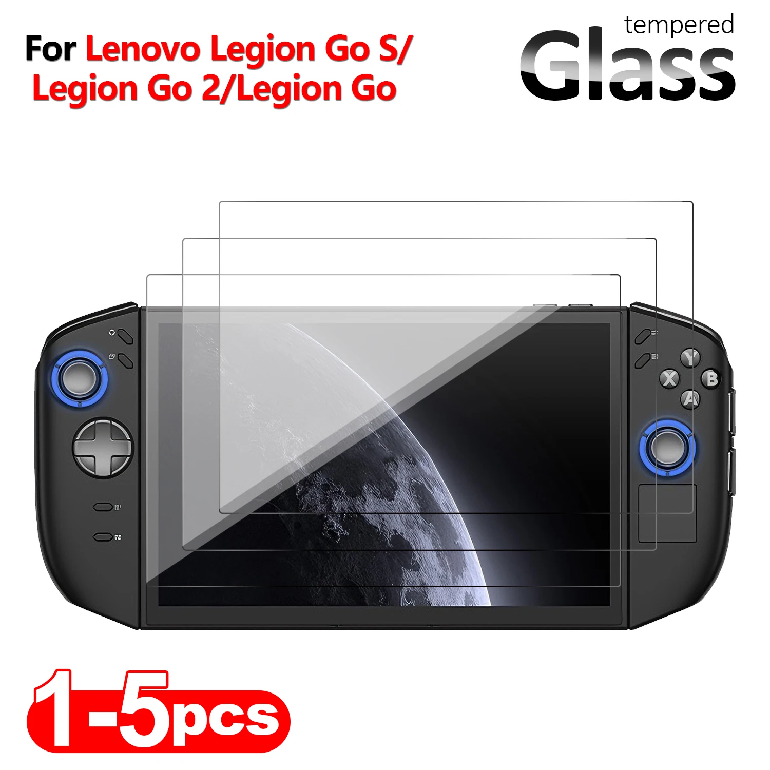 【For Lenovo Legion Go S/Legion Go 2/Legion Go】9H Tempered Glass Screen Protector Handheld Console Clear Protective Film 1-5pcs
