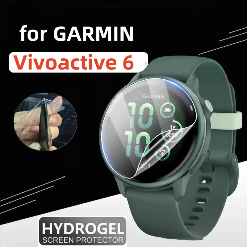 

10PCS TPU Hydrogel Screen Protector for Garmin Vivoactive 4 / Vivoactive 4S Smart Watch HD Clear Soft Protective Film