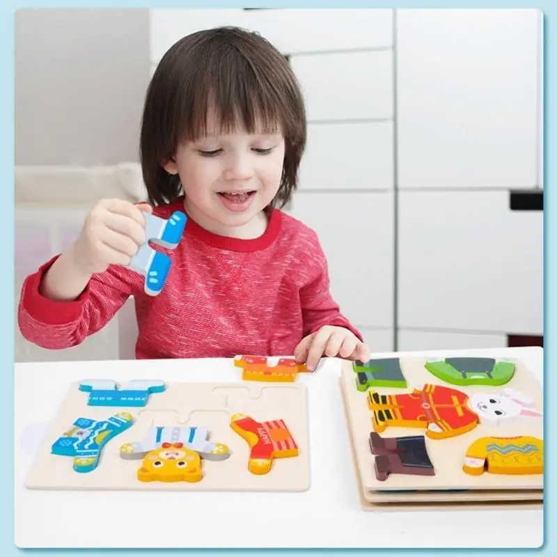 F62D Wijzigen Game Toy For Girls Table Dress-Up Cartoon Bear Hippo Theme Toy Toy