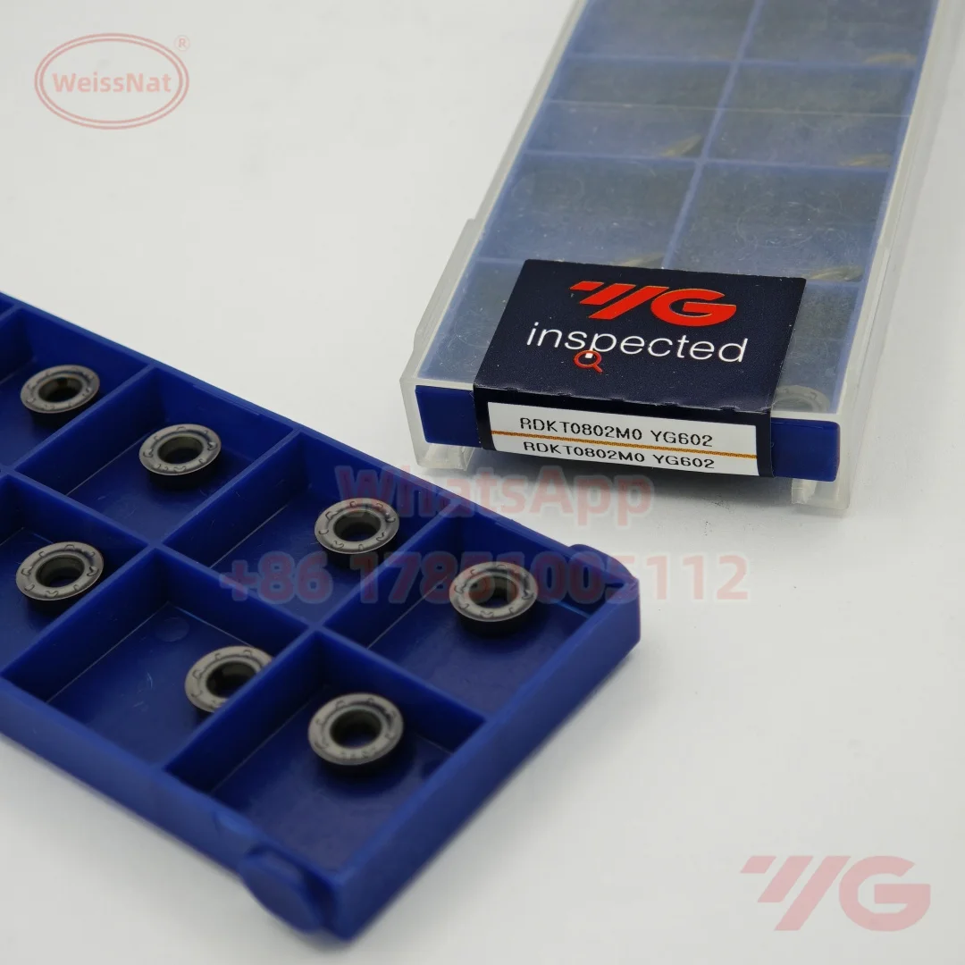 YG-1 RDKT0802MO RDKT10T3MO RDKT1204MO RDMT0802MO RDMT10T3MO RDMW0802MO RDMW1204MO RPMT10T3MO YG602 Milling Insert