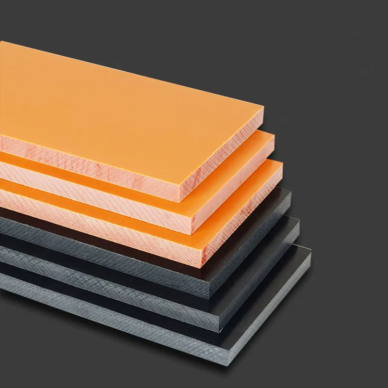 Thick 2mm~15mm Bakelite Plate Insulation Phenolic Resin plastic Board Bakelite Sheet High Temperature Resistance Orange/black