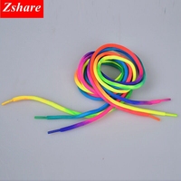 1Pairs Rainbow Shoelaces Round Sneaker Shoe laces Fashion Colorful ShoeLace For All Shoes 100CM 120CM Strings YC-1