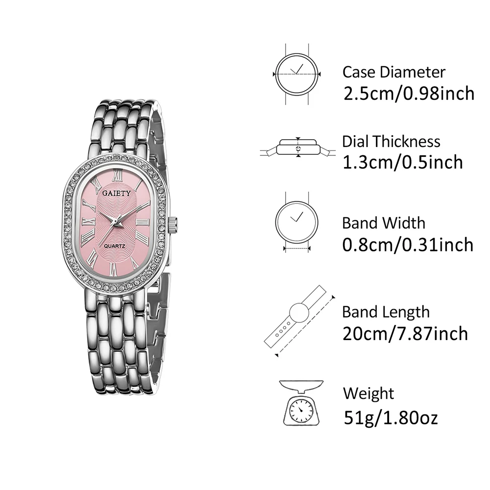 1Pc Unisex Jewelry Watch Women's Wristwatch Accessories Silver Fashion Business Classic Exquisite Light Luxury Rhinestone Luxury Bracelet Y2K Party Gathering Daily Wear Birthday Holiday Gift Travel Vacation Music Festival Perfect Gift view 6