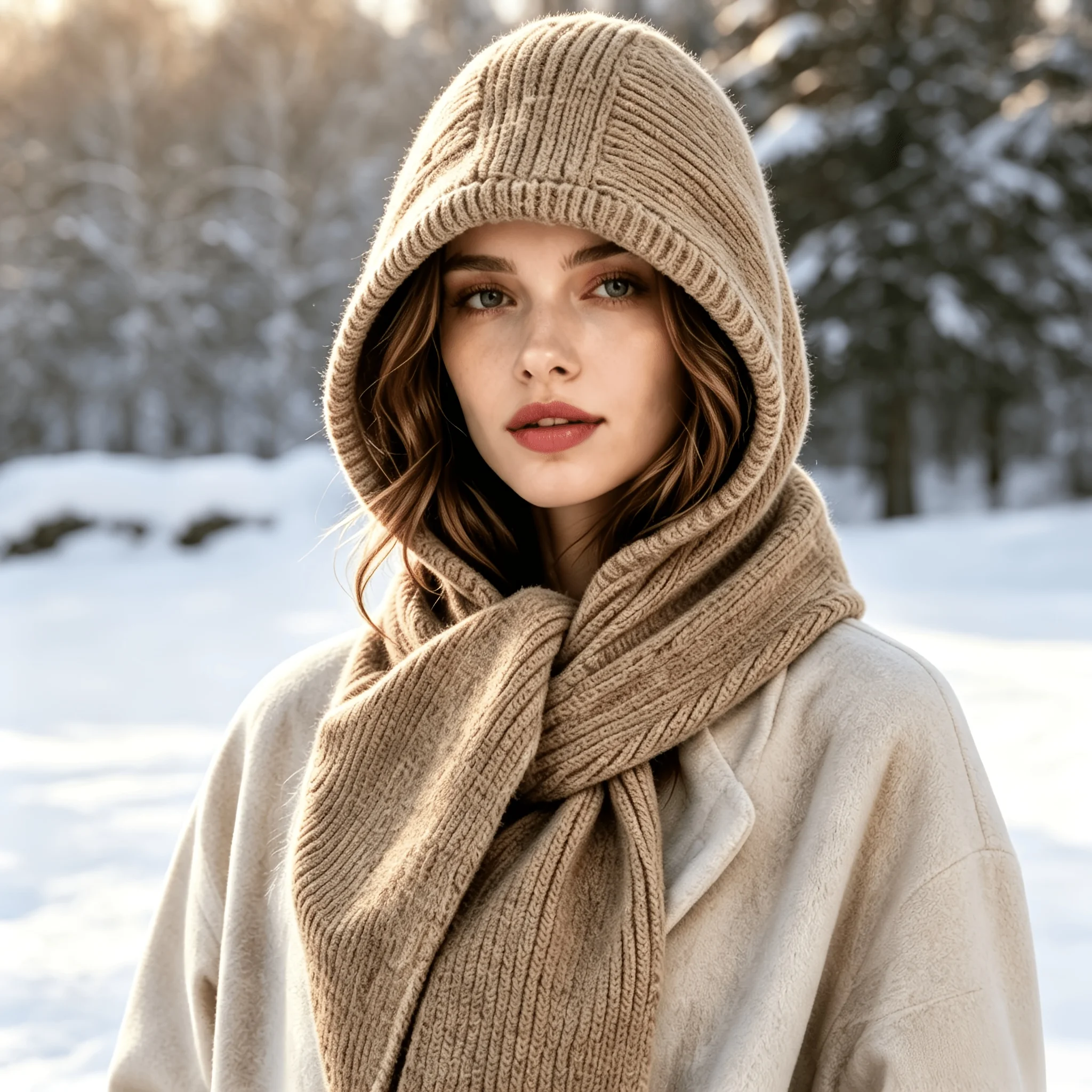 Women Men Hooded Scarf All-in- - đánh giá và giá Men Accessories All