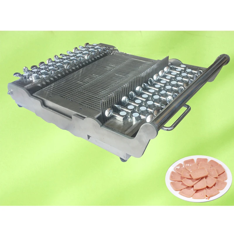 Rebanadora de carne cocida Manual comercial, herramienta de corte para jamón, almuerzo, carne, jabón, máquina de corte de alambre, 6mm, 10mm, 20mm, 30 mm