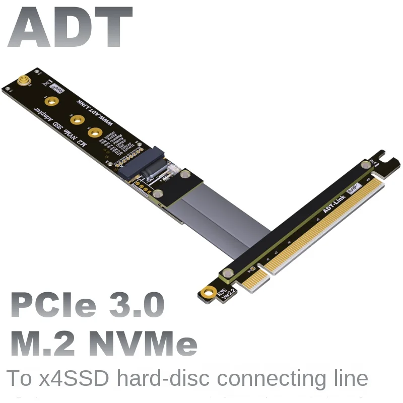 

PCIe 4x extension M.2 NVMe SSD conversion board supports PCI-E3.0x16 to x4 ADT