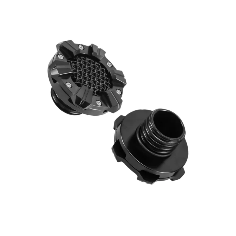 Motorcycle Aluminum Fuel Gas Tank Cover Vented Decorative Oil Cap for Harley Sportster Softail Touring Road King Dyna Fat Bob