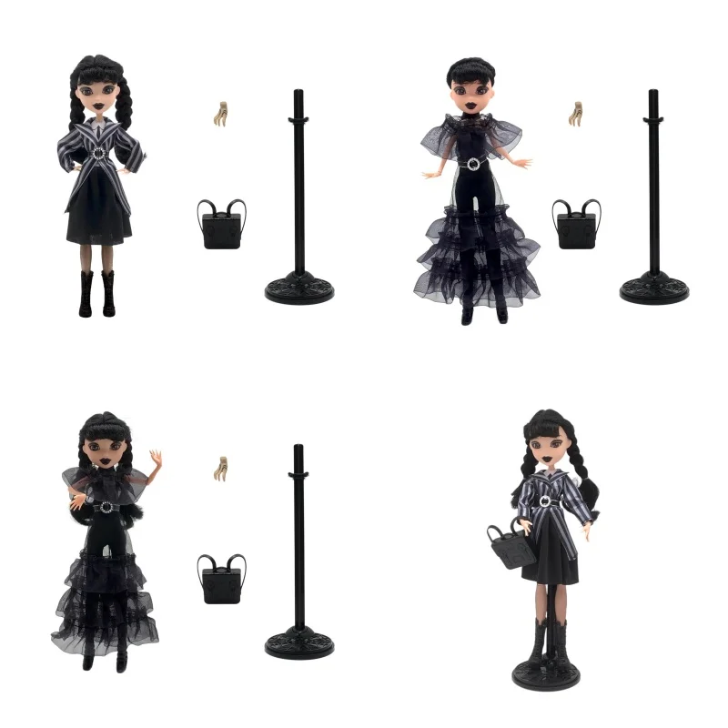 Réplicas de alta calidad, muñeca Addams del miércoles, figuras de acción de juguete, familia Addams, Anime, muñeca Bjd, decoración de habitación, modelo, regalo de cumpleaños