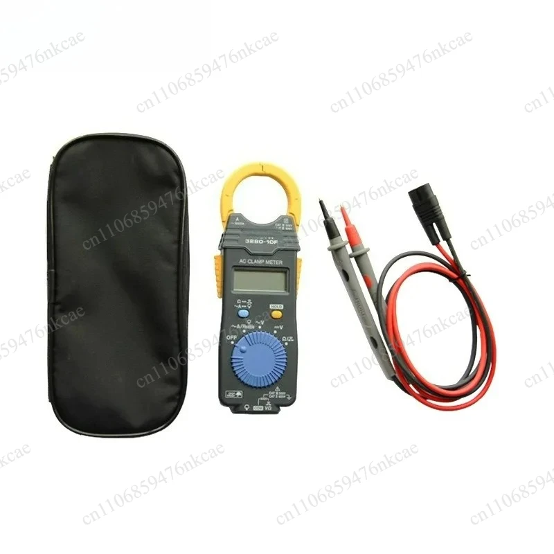 3280-10F Digital Clamp Meter, 1000A AC/DC Auto-Ranging Meter, High Accuracy Backlit with Test Leads