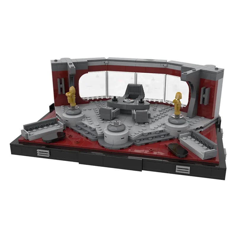 Arresto del senato e duelo architettura modello MOC Building Blocks fai da te assemblare mattoni display giocattoli creativi educativi regali di Natale