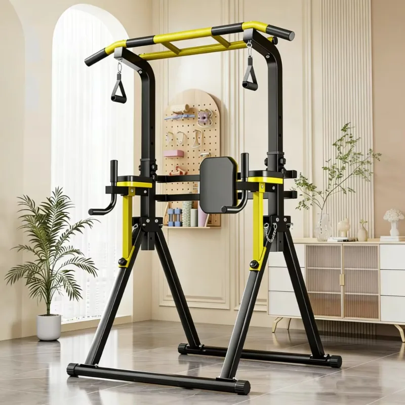 

Multi-Function Home Gym Strength Training Equipment-Power Tower Dip Station Pull-Up Bar Fitness Equipment
