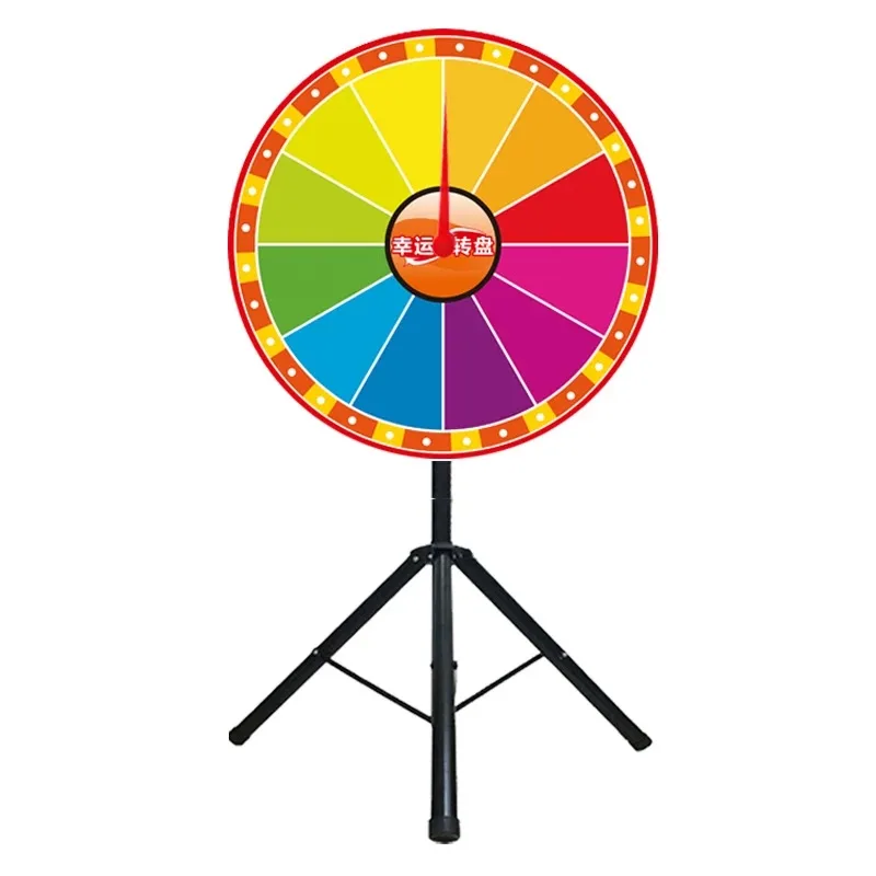 New Upgrade Lucky Big Wheel Event Controllable Custom Roulette Raffle Props Anchor Entertainment Erasable Turntable