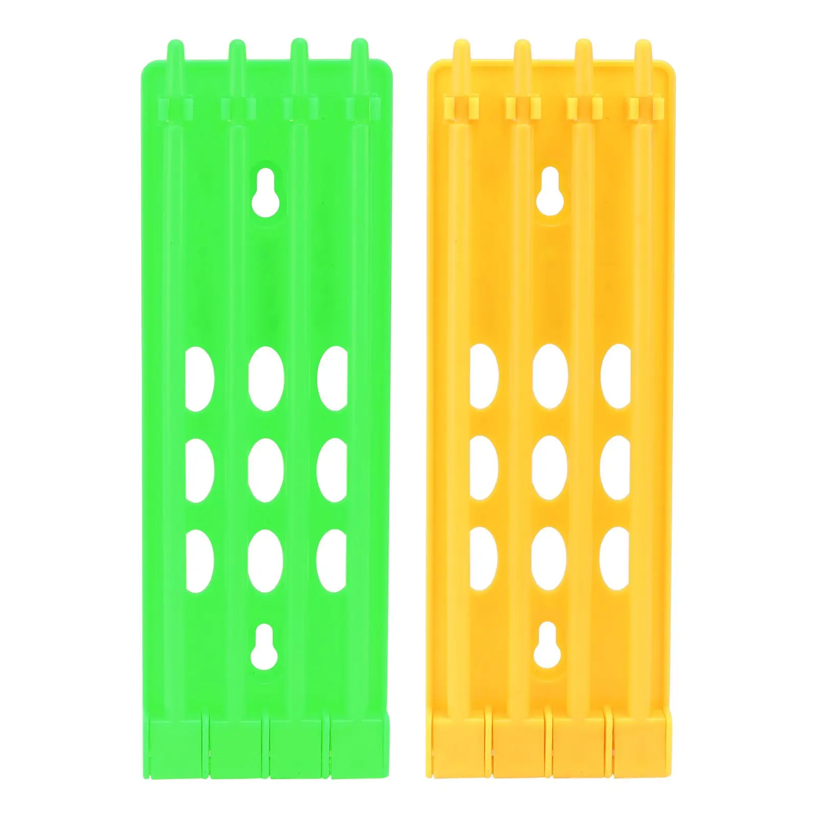 

2pcs Foot Ring Rack Pigeons Durable Material Multi-color Yellow Green Wall-hanging Storage Racing Supplies Leg Band Holder Pet