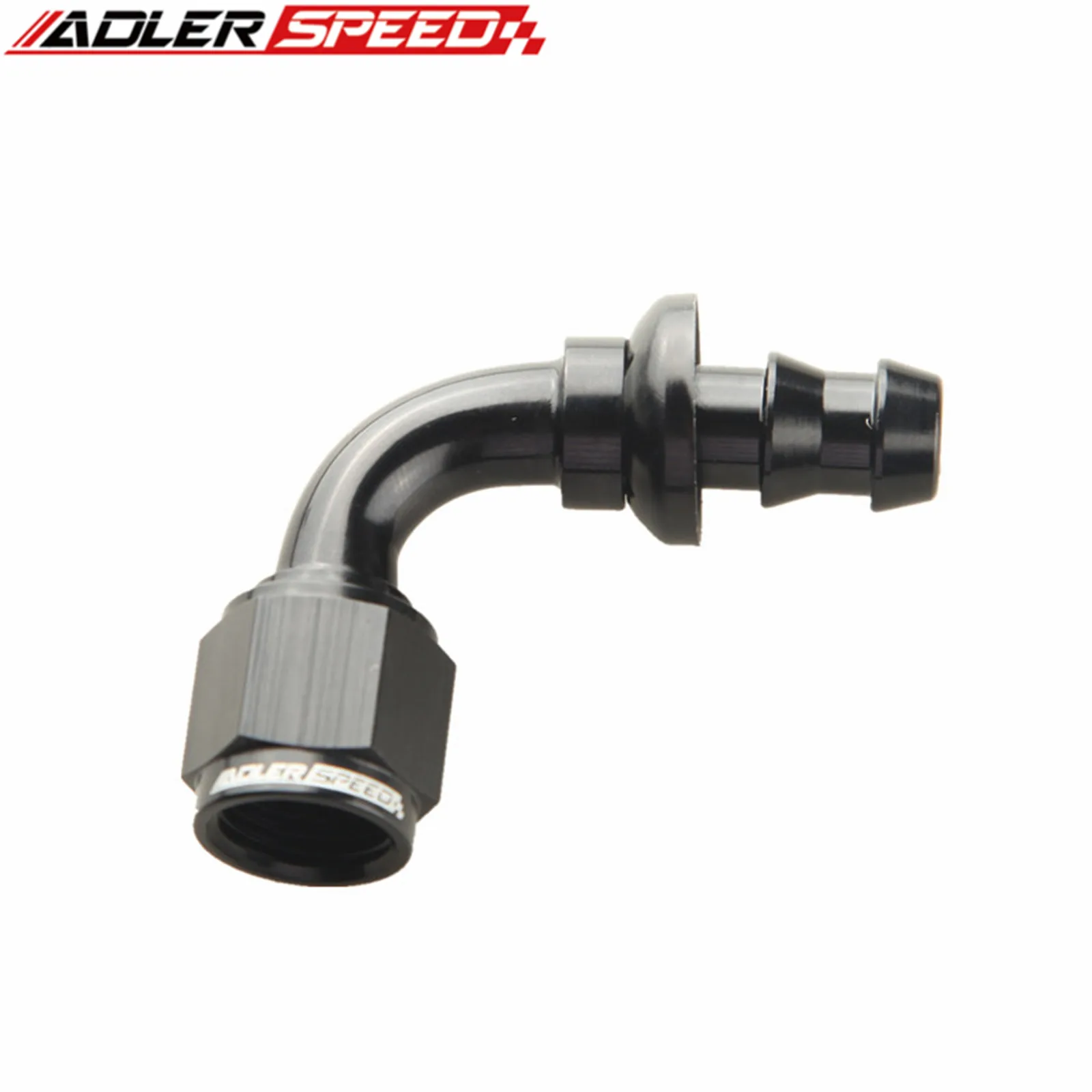 1pcs AN4/AN6/AN8/AN10/AN16 Straight 0/45/90/180 Degree Female Swivel to Push Lock Hose End Fitting Oil Fuel Hose End Adaptor Kit