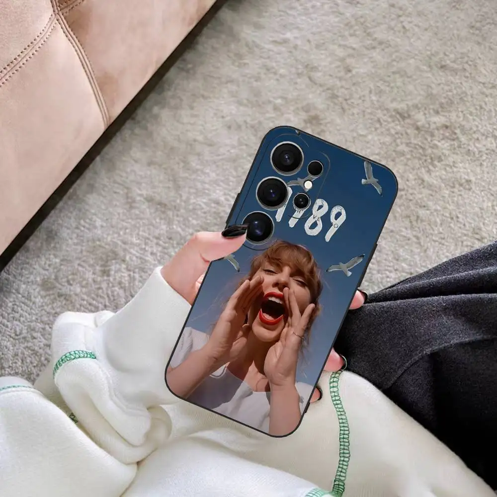 حافظة هاتف L-Life Of A S-Showgirl T-Taylor Swift لهاتف سامسونج S 24 Fe 25 Ultra Plus 20 Lite 21 30 22 23 24 22 Ultra 5G Fundas