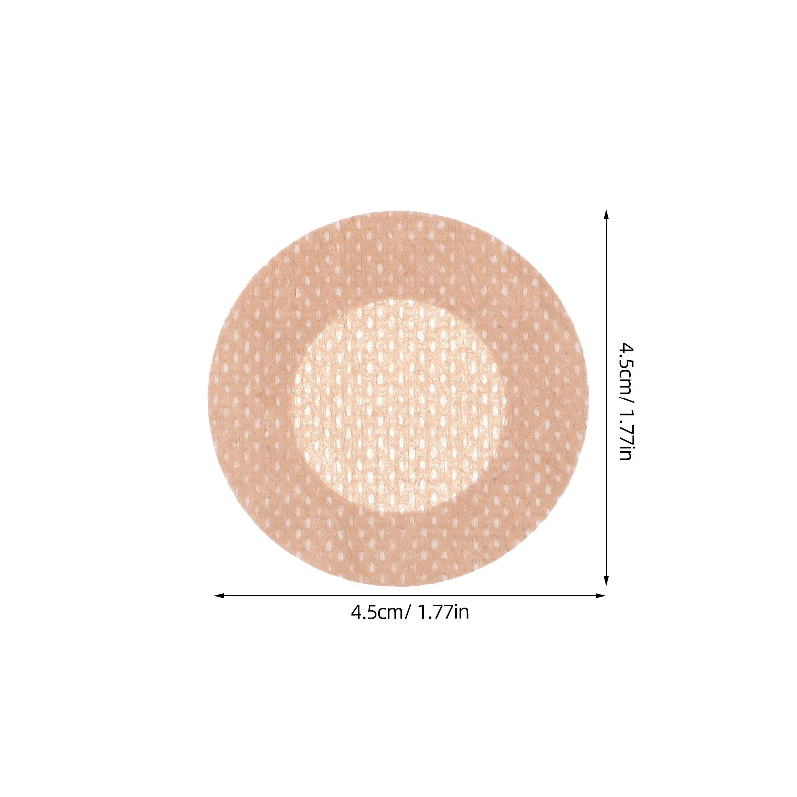 50 Par Niewidocznych Naklejek na Piersi 45mm Nude Lekkie Ochraniacze do Bezszwowych Strojów Sportowych, Samoprzylepne Podkładki Ukrywające