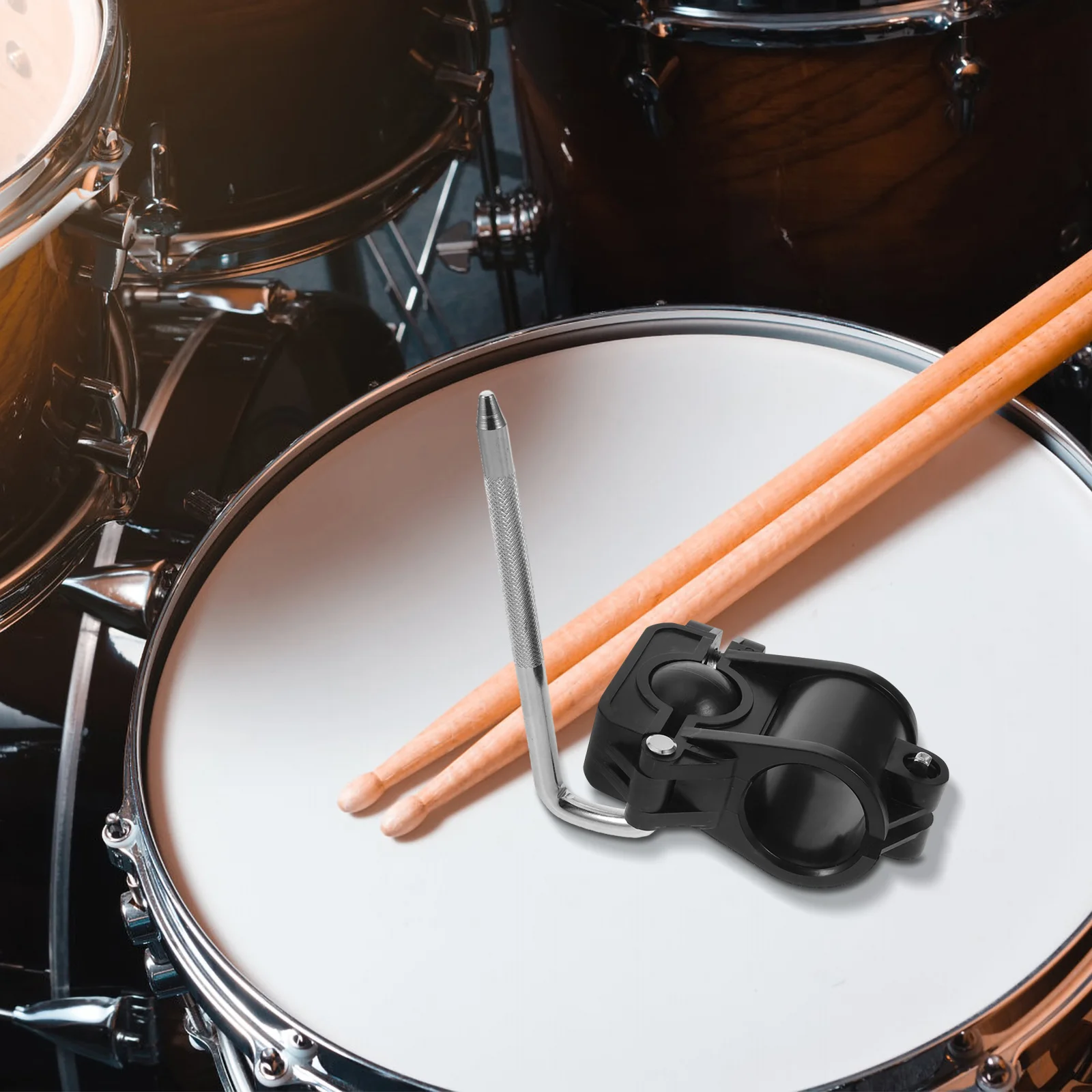 

Wide Compatibility Drum Rack Clamp Multifunctional Clamp Bracket for Various Drum Set Configurations Electronic Mounting Stand