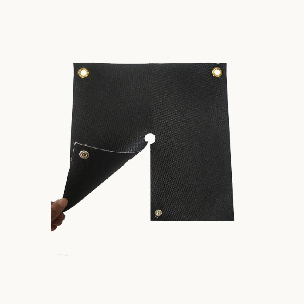 Heat Insulation Mat Welding Pad Automotive Repair Black Easy Install Fireproof Pad For Pipes Fireproof Pad Flame Retardant