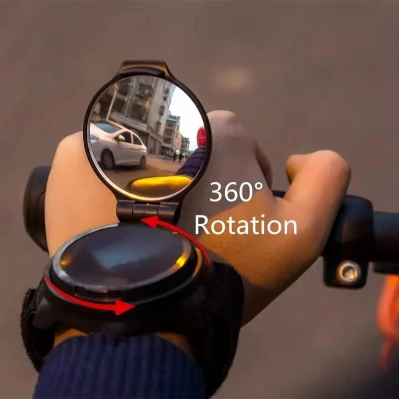 

Bicycle mirror Bicycle Rear view Mirror Mirror Arm Back Mirror Wrist Strap Bicycle Motorbike Rear Reflector Riding mtb Bike