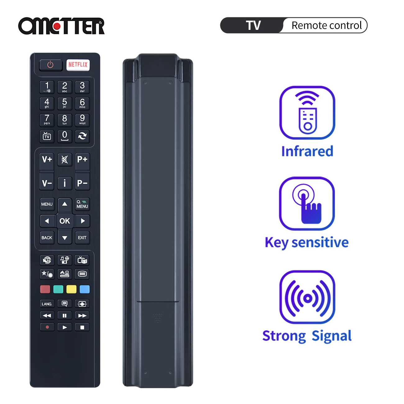 RC48125 30089237 per PANASONIC TV Telecomando RC48127 TX-40CX400 TX-40CX400B TX-48CX400 TX-48CX400B TX-55CX400 TX-55CX400B