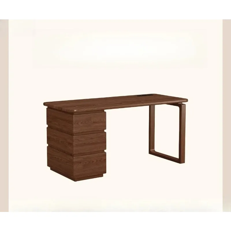 B6 GU-1   solid wood desk with drawers, study desk for bedroom, home computer desk, writing desk